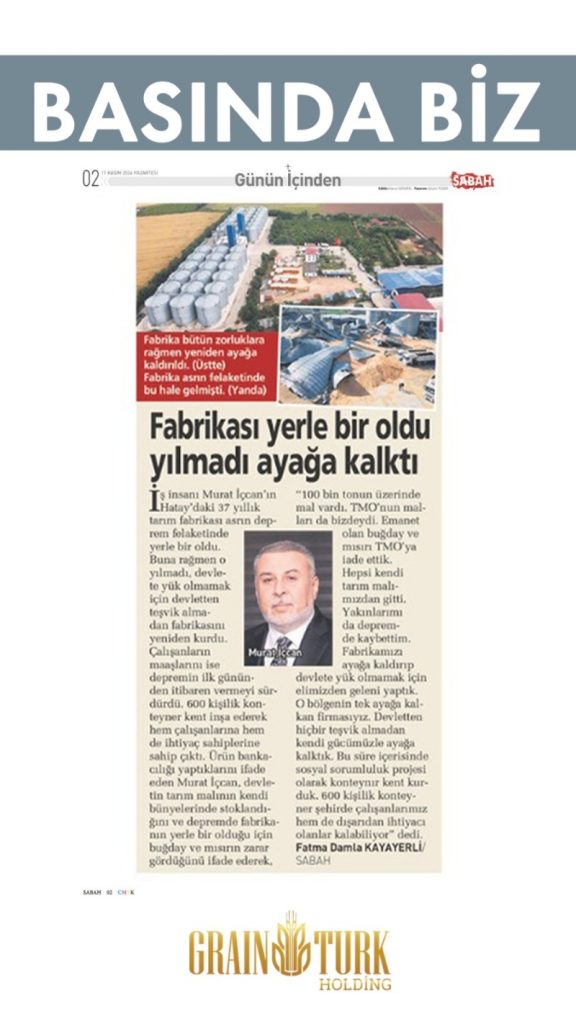 GRAINTURK Holding – Sabah 11.11.2024